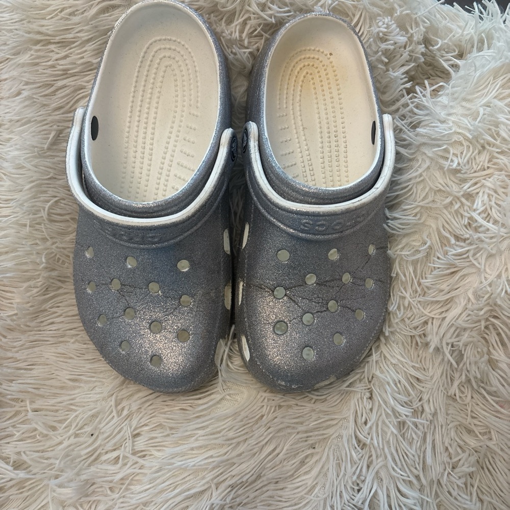 Crocs silver Clogs